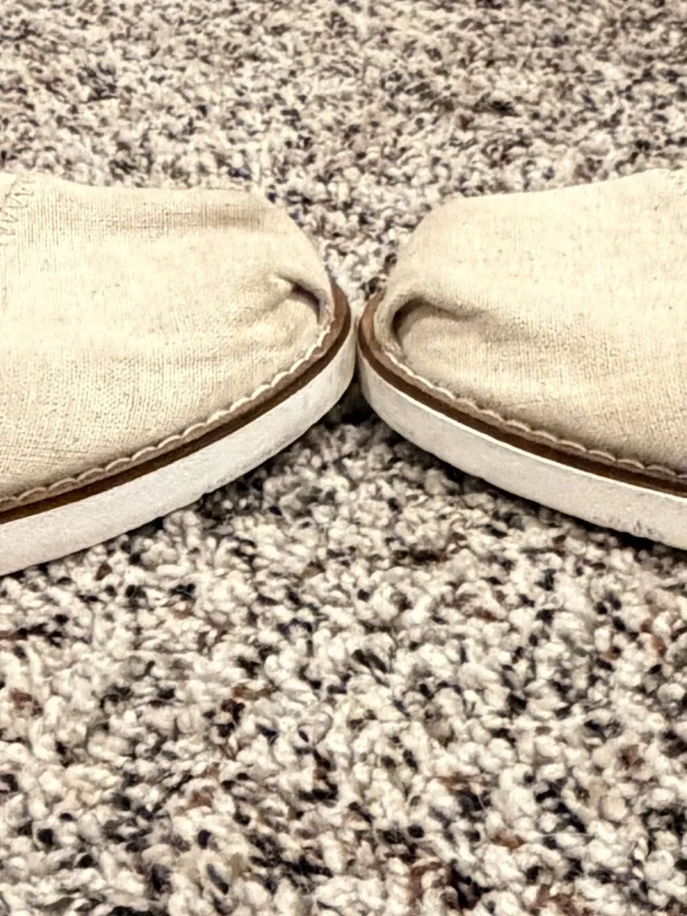 BOBS from Skechers Women's Slip-On Canvas Espadrilles in Natural Beige